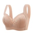 thumbnail image 1 of Timegard Bras for Women Wireless Flower Lace Full Coverage Comfortable Everyday Bras with High Support, 1 of 7