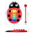 thumbnail image 4 of Riforla Colorful Ladybird Baby Kid 8-Note Xylophone Musical Toys Wisdom Development Education As shown, 4 of 4