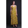 thumbnail image 2 of Bimba Robe Longue d'Été Sans Manches à Imprimé Teinture sur Nœuds Décontractée Maxi de Plage pour Femmes - X-Grand, 2 of 6