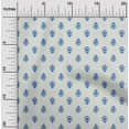 thumbnail image 2 of oneOone Velvet Light Blue Fabric Block Dress Material Fabric Print Fabric By The Yard 58 Inch Wide-PC, 2 of 5