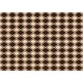 thumbnail image 1 of Ahgly Company Machine Washable Indoor Rectangle Transitional Black Brown Area Rugs, 6' x 9', 1 of 7