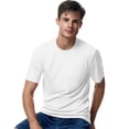 thumbnail image 1 of Hanes Cool DRI TAGLESS Men`s T-Shirt, M, White, 1 of 4