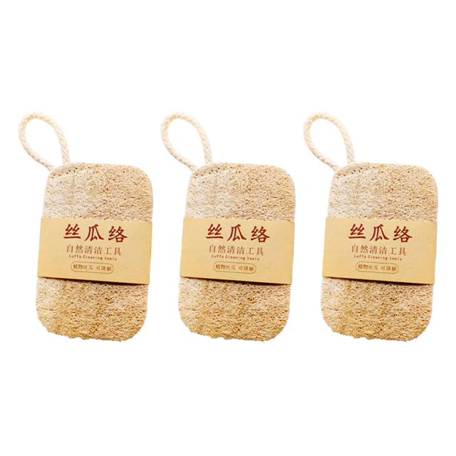 RYGRZJ Natural Luffa Dishwashing Cloth Loofah Scrub Pad Dish Pot Easy To Clean н(