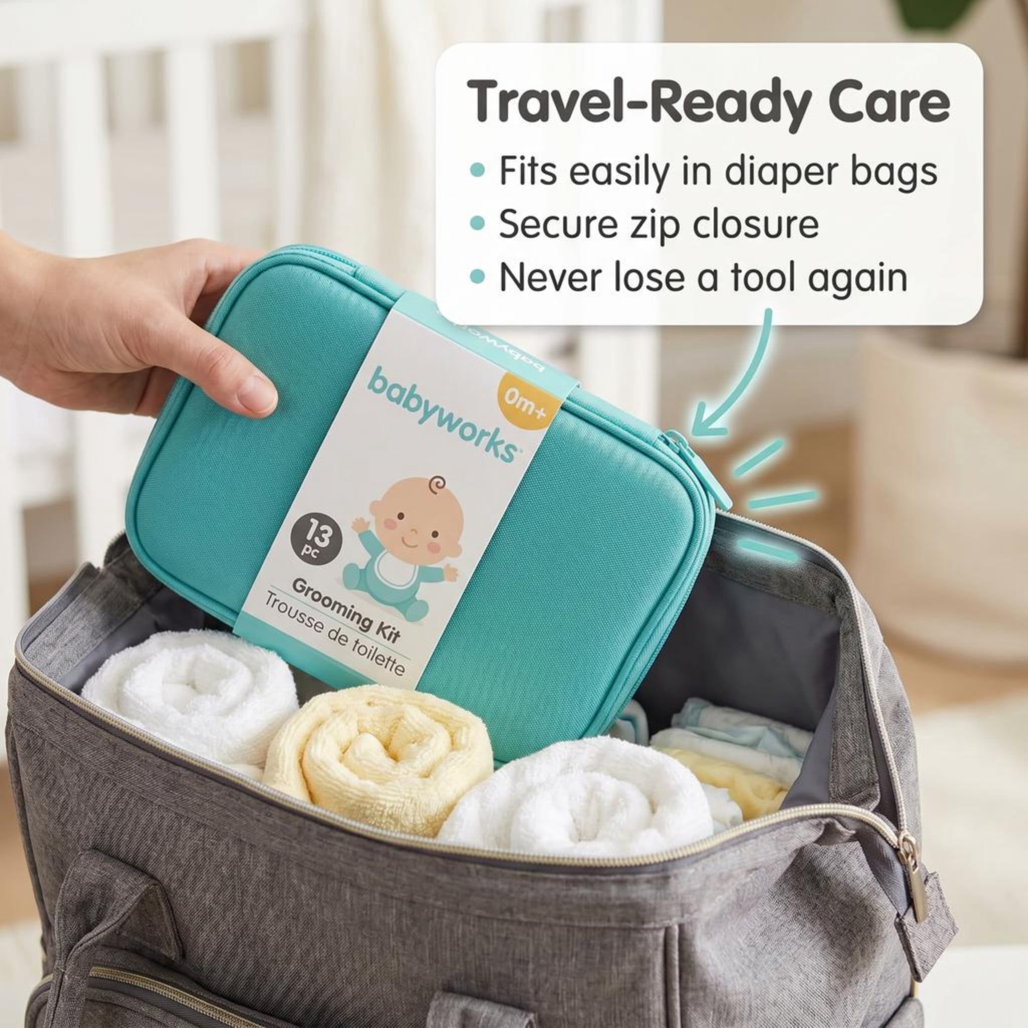 Babyworks™ BUNNY - Grooming Kit | Ages 0 months+ | Toddlers or Infants