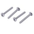 thumbnail image 4 of ORUYROP 8-32 X 1-1/2 Pouces Tête de Pinceau en Acier Inoxydable Vis de Machine, (50 Pcs), Filetage Grossier, Acier Inoxydable 18-8 (304), 4 of 5