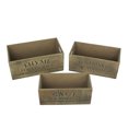 thumbnail image 1 of Set of 3 Rustic and Decorative Wooden Nesting Boxes Engraved with Thyme, Rosemary, and Sage - Perfect for Farmhouse-Inspired Charm in the Kitchen or Bathroom, 1 of 3