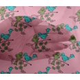 thumbnail image 4 of oneOone Viscose Chiffon Fabric Leaves|Bird & Floral Block Print Fabric BTY 42 Inch Wide, 4 of 4