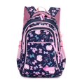 thumbnail image 1 of Student Backpack Bow Print Waterproof Smooth Zipper Bookbag Handbag Pencil Bag for Primary School Students, 1 of 10