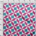 thumbnail image 2 of oneOone Viscose Chiffon Fabric Triangle|Parallelogram & Square Geometric Print Sewing Fabric BTY 42 Inch Wide, 2 of 4