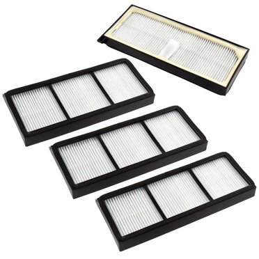 HQRP Lot de 4 Filtres Prémoteur pour Robot Shark ION RVFFK700, RV700, RV720, RV750, RV750C, RV755 Aspirateur