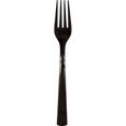 thumbnail image 1 of 24 Black Plastic Forks, 1 of 1