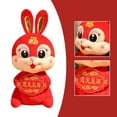 thumbnail image 4 of HILABEE Chinese Toy Festive Decoration Prop bunny Toy Stuffed Animal 20cm, 4 of 9