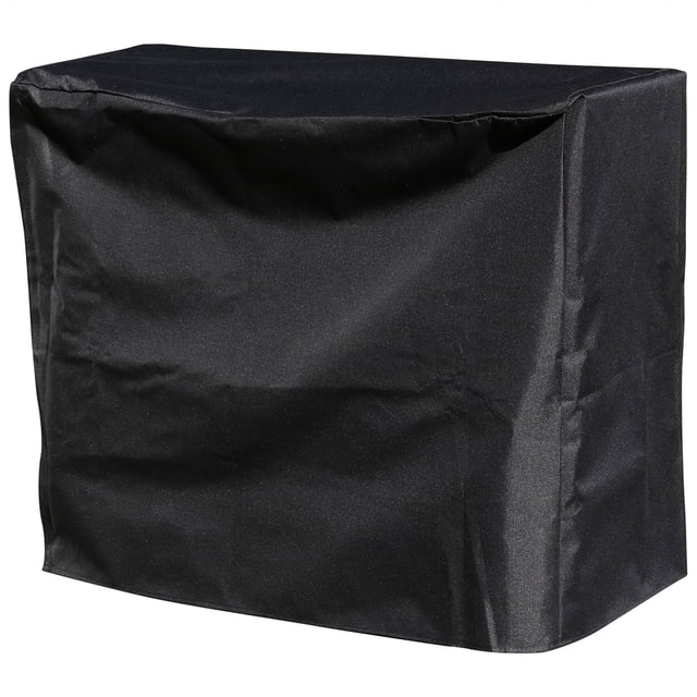 Sunnydaze Housse de Support de Support de Bois de Chauffage en PVC pour Extérieur, Résistante aux Intempéries, Robuste et Durable - 2 Pieds - Noir