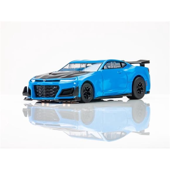 AFX Racing AFX22079 2021 Camaro 1LE HO Slot Car - Rapid Blue