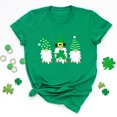 thumbnail image 4 of Pompotops T-Shirt Décontracté pour Femmes Imprimé Fête de la Saint-Patrick à Manches Courtes, 4 of 4