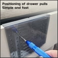 thumbnail image 4 of Holiday Deals! Gspmoly Handle Punch Locator Closet Door Drawer Handle Hole Marker Ruler Woodworking Furniture Installation Holiday Deals, 4 of 8