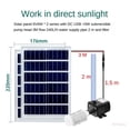 thumbnail image 5 of Aquarium Fountain Garden Solar Submersible Water Pump Rockery Circulation Outdoor Mini Courtyard Fish Pool Pump Filter ,High Efficiency, 5 of 5