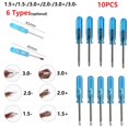 thumbnail image 2 of 10pcs Mini Slotted Cross Screwdrivers For X-box Laptop Repair Tool 1.5/2.0/3.0mm, 2 of 5