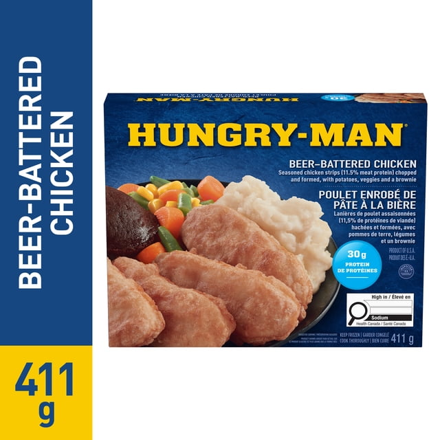 Hungry-Man Poulet enrobé de pâte à la bière 411g