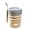 Grey, variant on Glass Meal Prep Jar with Spoon in Lid, Airtight Overnight Oats Container with Measurement Marks, Portable Leak-Proof Breakfast Shaker for Yogurt Salad and Snacks