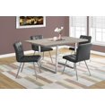 thumbnail image 3 of Table de salle à manger Monarch Specialties en taupe, 3 of 3