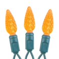 thumbnail image 4 of Novelty Lights 70 Light C6 LED Christmas Mini Light Set, Commercial Grade Outdoor String Lights, Amber (Orange), Green Wire, 24 Feet, 4 of 8