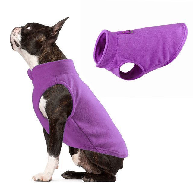 TIMIFIS Dog Clothes Pet Clothes Dog Clothes Thick Solid Color Fleece For Pet Dogs Dog Apparel & AccessoriesFall