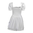 thumbnail image 4 of FAROOT Robe Courte Ligne A à Manches Bouffantes avec Dentelle pour Femmes, 4 of 9