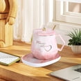 thumbnail image 4 of Nilvkv Ceramic Mug 55 Degree Constant Temperature Cup Heated Warm Cup Opening Business Event Small Gift, 4 of 6
