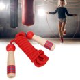 thumbnail image 4 of Corde à Sauter en Fil de Coton, Corde de Saut Colorée pour le Entraînement Physique, pour Exercice Sports Corde Équipement d'Exercice Entraînement Extérieur Vert,Rouge,Orange, 4 of 7