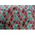 thumbnail image 4 of oneOone Cotton Silk Fabric Triangle Geometric Print Fabric By The Yard 42 Inch Wide, 4 of 4