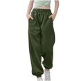 thumbnail image 1 of Plebaso Pantalon de Survêtement à Bas Resserré pour Garçons et Filles, Cordon de Serrage, Taille Haute, Pantalon Jogger, Pantalon de Course Athlétique, 1 of 6