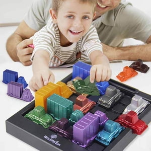 Rush Hour Traffic Jam Logique Jeu Enfants Jeu de voiture Pensée logique Jeu de conseil de raisonnement