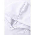 thumbnail image 2 of Innerwin Hoodies And Sweatpant Set Solid Color Mens Tracksuit Winter Hooded Warm 2 Piece Hoodie White L, 2 of 8