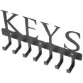 thumbnail image 3 of Wall Mounted Key Holder Metal Key Hanger Rack Jewelry Hanger Organizer Key Hanging Rack, 3 of 8
