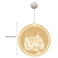 thumbnail image 4 of 3D Hanging Light LED String Lamp Lighting Decoration Christmas Light for Home Bedroom Room Merry Christmas 2, 4 of 10