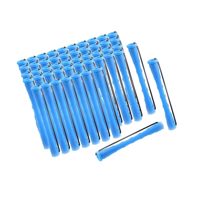 Curl Cold Wave Perm Rods Curling Perm Rods Hair Curly Wavy Rod Set Women Girls 50Pcs 0.9cm