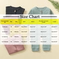 thumbnail image 3 of UAMVSH Newborn Baby Boy Girl Rompers Ribbed Knitted Onesie Clothes Infant Long Sleeve Button down Jumpsuits Fall Winter(9-12 Months,Dark Gray), 3 of 3