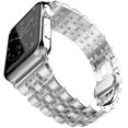 thumbnail image 3 of DAMAIE Compatible avec Apple Watch Bracelet, Bracelet de Remplacement en Métal en Acier Inoxydable Robuste, Convient pour Apple Watch3 (Ls 38mm Argent), 3 of 4