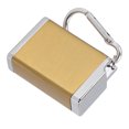 thumbnail image 1 of Mini  Tray, Zinc Alloy Portable Easy Using Ashtray Convenient Modern With Buckle For Office Black,Silver,Gold,Blue,Red,Green, 1 of 8