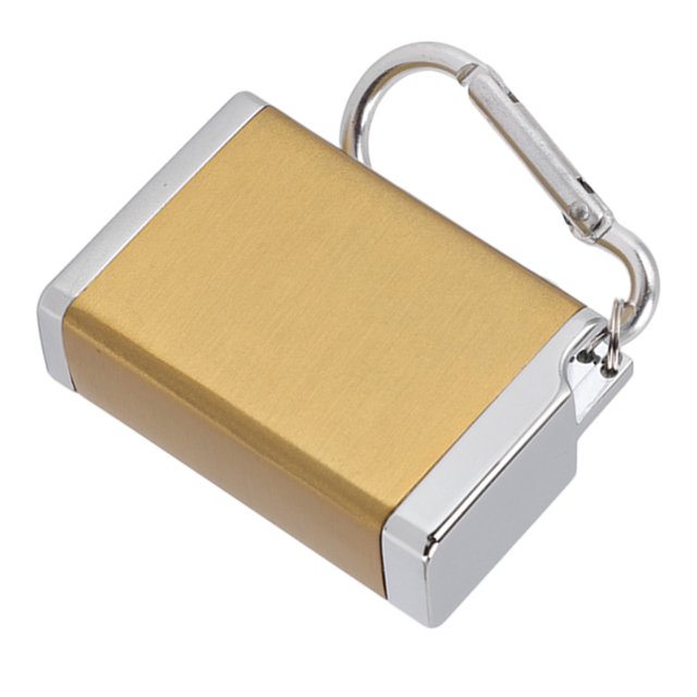 Mini Tray, Zinc Alloy Portable Easy Using Ashtray Convenient Modern With Buckle For Office Black,Silver,Gold,Blue,Red,Green