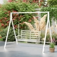 thumbnail image 2 of Outsunny Swing Stand, Metal Swing Frame, 528 LBS Weight Capacity, White, 2 of 10