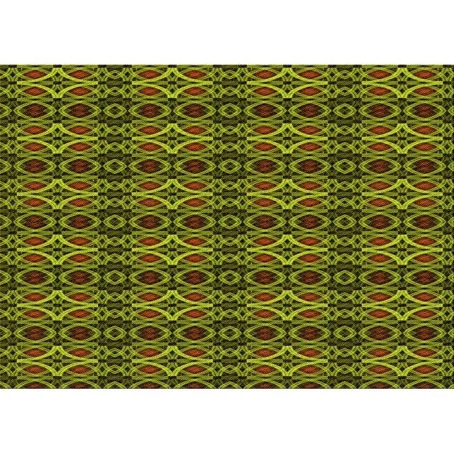 Ahgly Company Machine Washable Indoor Rectangle Transitional Pistachio Green Area Rugs, 3' x 5'