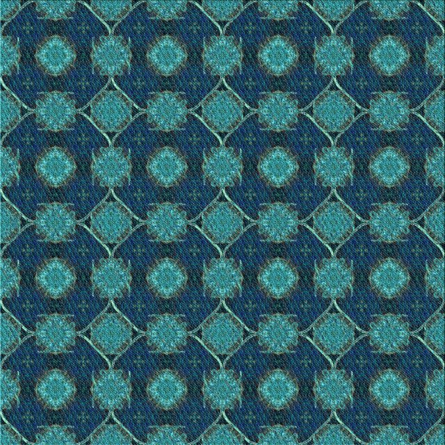 Ahgly Company Tapis d'Intérieur Lavable en Machine Carré Bleu Mer Profonde, 6 Pieds Carré