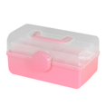 thumbnail image 4 of Folding 3 Layer Storage Box Multipurpose Organizer Sewing Supplies Organizer for pink and S, 4 of 9