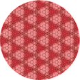 thumbnail image 1 of Ahgly Company Machine Washable Indoor Round Transitional Red Area Rugs, 3' Round, 1 of 7