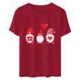 thumbnail image 5 of Meichang T-Shirts de la Saint-Valentin pour Femmes, T-Shirts Graphiques Amusants de la Saint-Valentin, Manches Courtes, Col Rond, T-Shirts de Fête en Liquidation, Cadeaux de la Saint-Valentin, 5 of 5