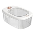 thumbnail image 2 of SuoKom Airtight Rice Dispenser 锛孋over Rice Bucket for Cereal Grain Flour Rice Beans Pet Food Countertoplarge Rice Storage Container with Lid,Proof Household Cereal, 2 of 7