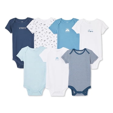 Lot de 7 bodys George pour bébé garçon en 100 % coton