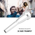 thumbnail image 1 of Embouchure pour Trompette, Pièce de Trompette à Usage Prolongé, Texture Design Unique pour Amateurs de Trompette Réparation Maître DIY, 1 of 8
